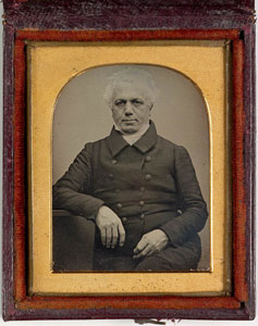 Example of a daguerrotype image held by the Mitchell Library - Dr William Bland, ca. 1845, by George Baron Goodman