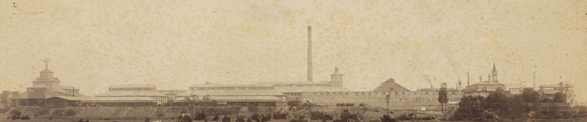 Hudson Brothers Engineering Factory, ca. 1885, Clyde, Sydney