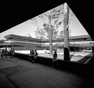 Pennant Hills High School, 1967, photo by Max Dupain & Associates