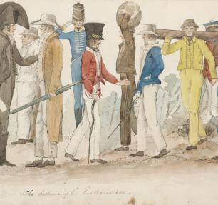 Edward Charles Close - sketchbook of New South Wales views, c. 1817
