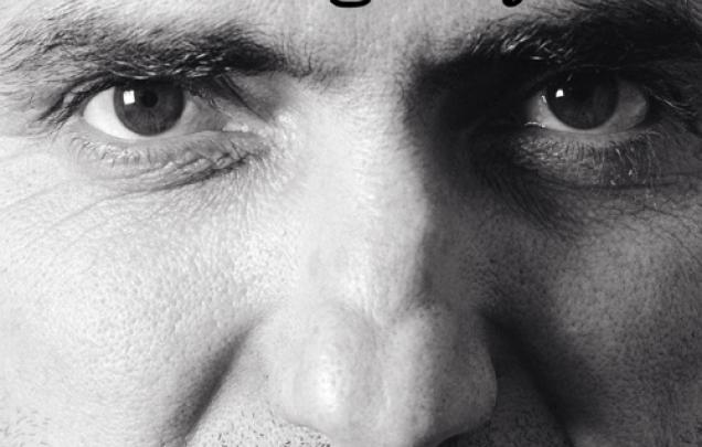 Face of Australian rock music singer-songwriter Paul Kelly on cover of is book How to make gravy