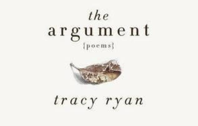 Old leave on book cover of The Argument by Tracy Ryan