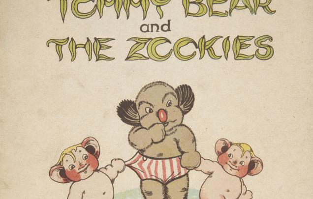 Book cover with two baby bears and one large bear between them