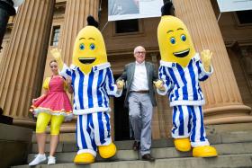 Dr John Vallance on Open Day 2018 with Bananas in Pyjamas