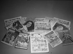 Newspaper and magazine covers