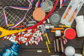 Mix of drugs, needles and sports paraphernalia 