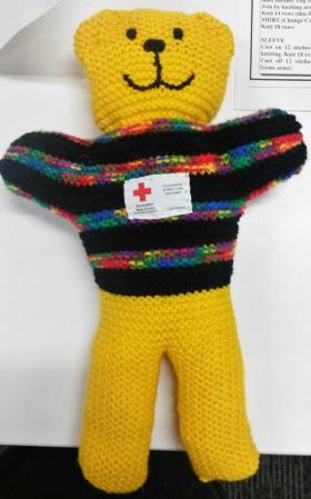 Knitted Trauma Teddy