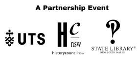 UTS, History council NSW, State Library of NSW