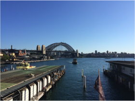 Circular Quay with Harbour Bridge in background