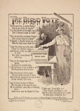 The 'Blood Vote' poster