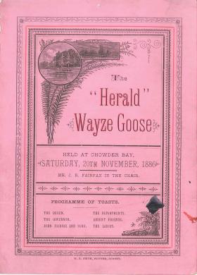 Wayze-Goose Programme 1886