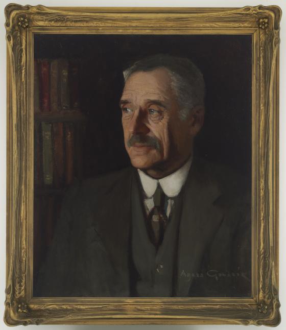 A. B. Paterson, Banjo : portrait in oils, 1927 / Agnes Noyes Goodsir