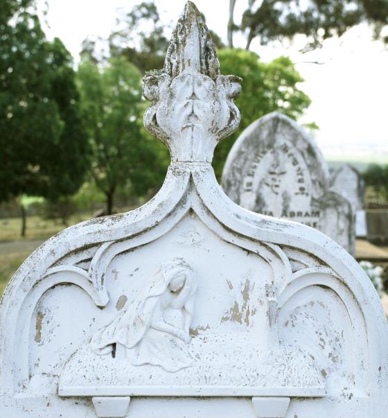 Boorowa Cemetery, NSW, photo by Mark Dunn