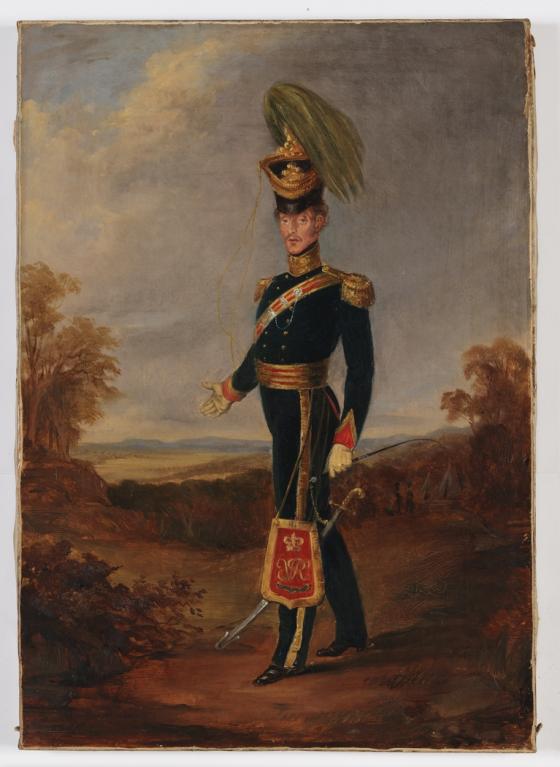 Colonel James Nunn, Australian Mounted Infantry, [1837-1846] / attributed to Joseph Fowles, ca 1840