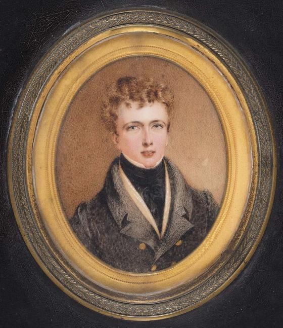 Helenus Scott Jnr, 1820, attributed to Miss Sharpe, MIN 355