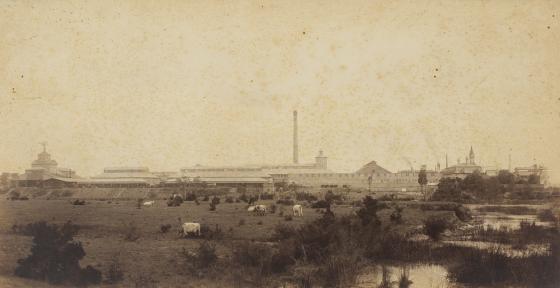 Hudson Brothers Engineering Factory, ca. 1885, Clyde, Sydney