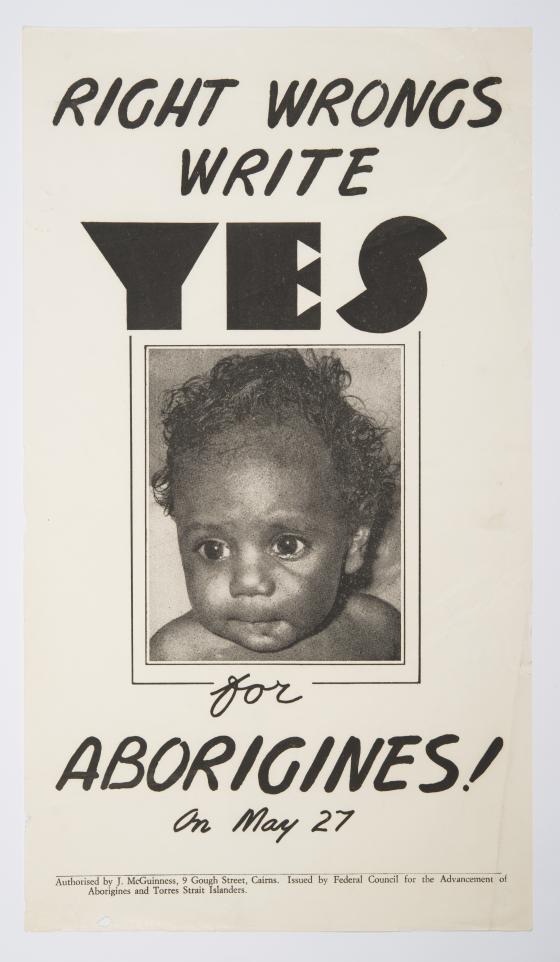 Right Wrongs Write Yes for Aborigines