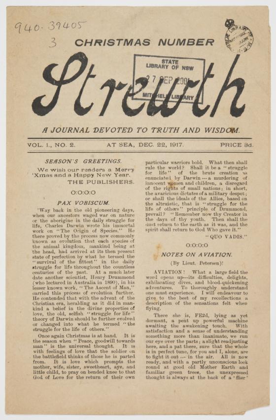 Strewth - a journal devoted to truth and wisdom 
