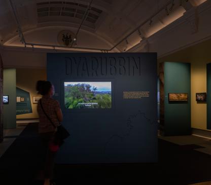 Dyarubbin exhibition in the First Nations Gallery, March 2022