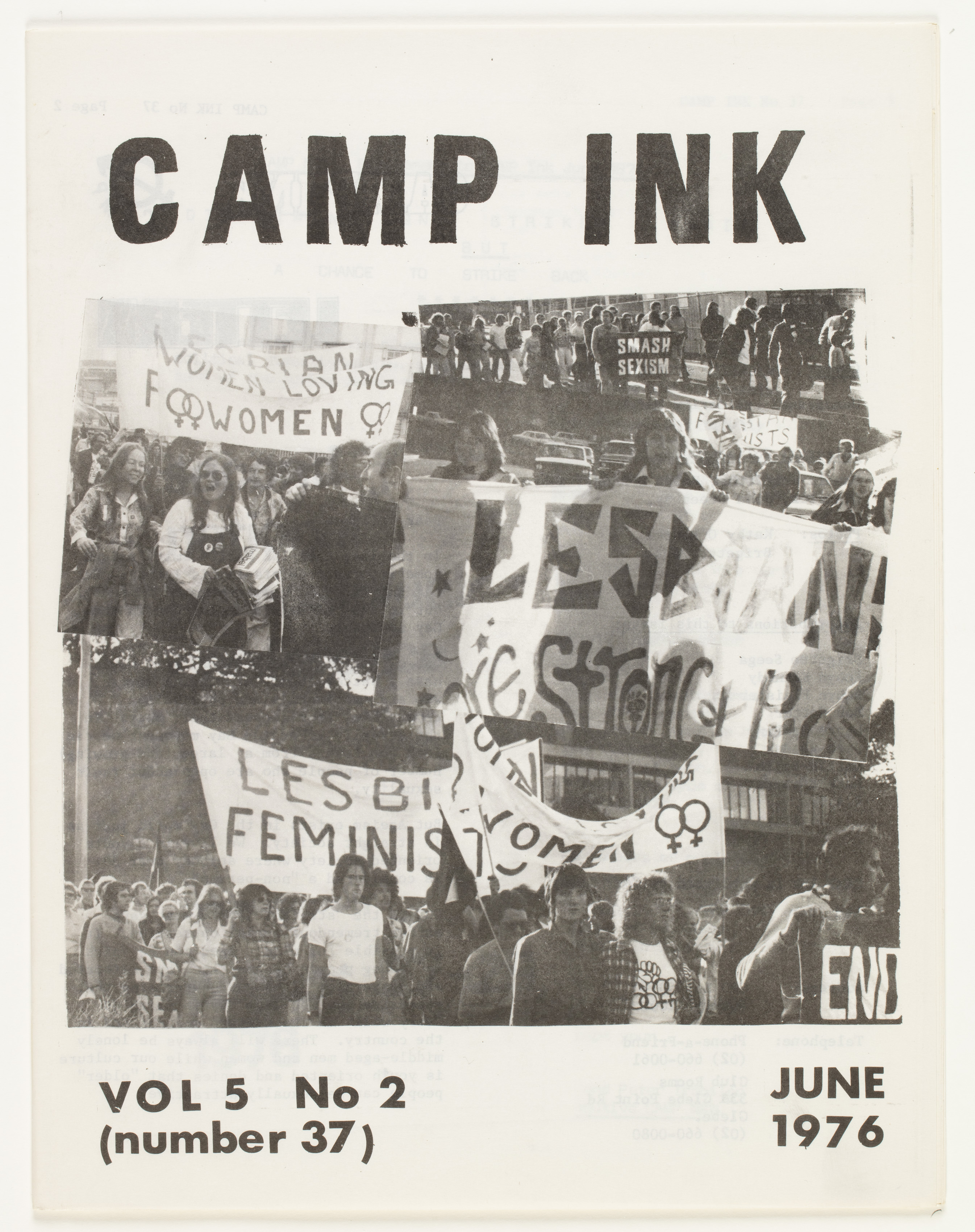Camp Ink. Vol. 5, No.2 (Number 37 June 1976)