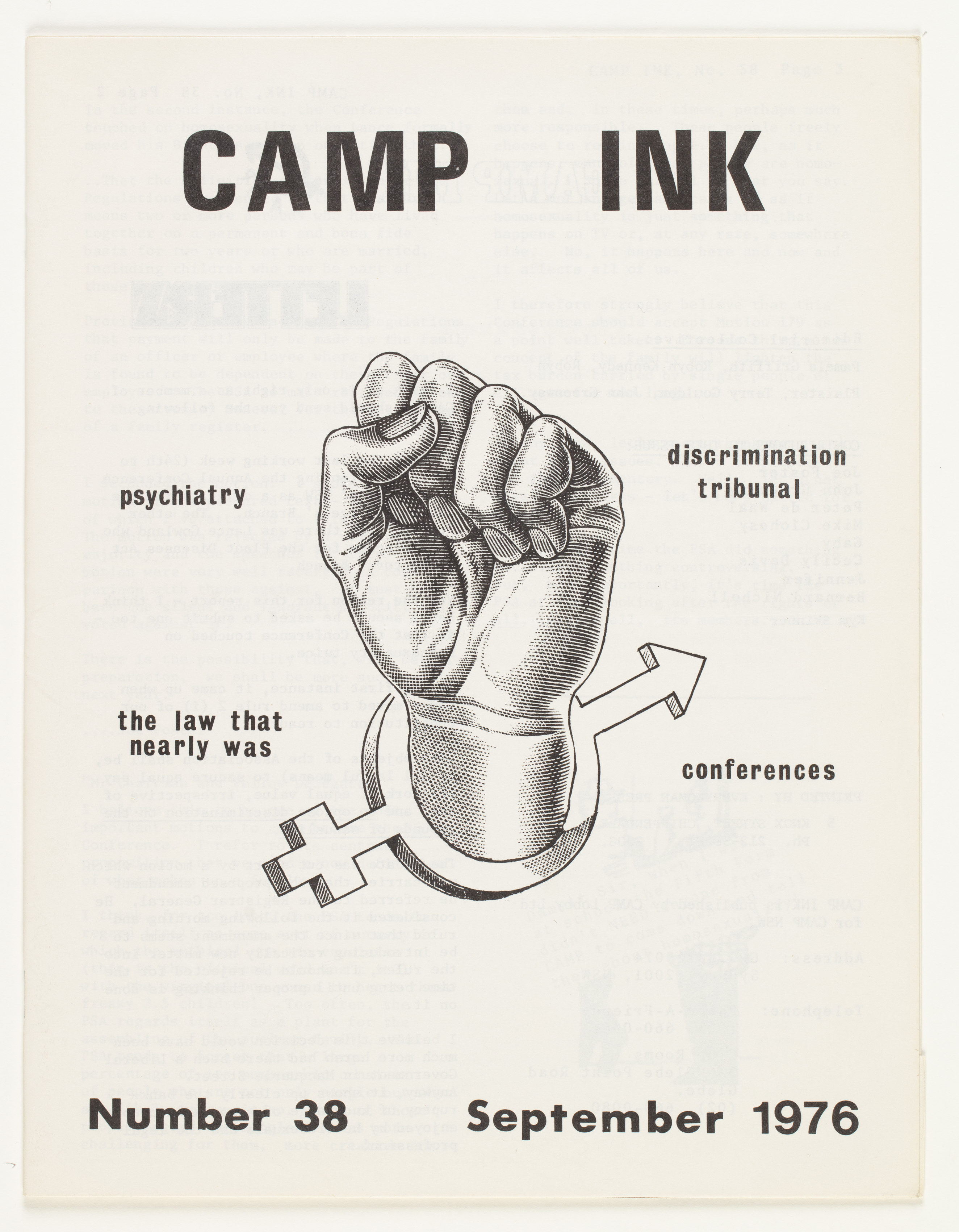 Camp Ink. Number 38 (September 1976)