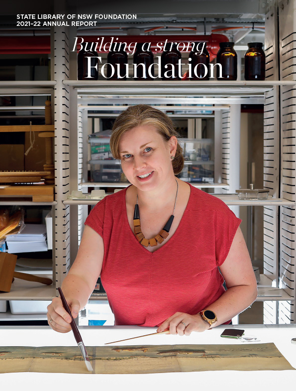 Cover of the 2021-22 Foundation Annual Report