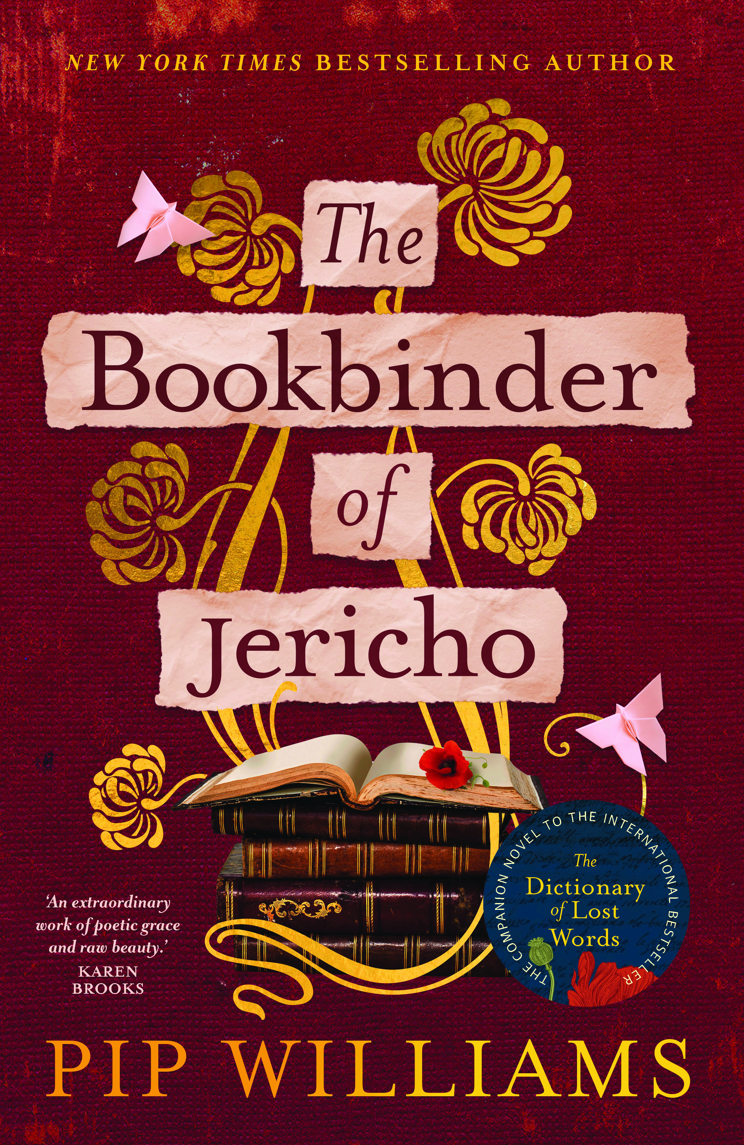 Book cover for 'The Bookbinder of Jericho'
