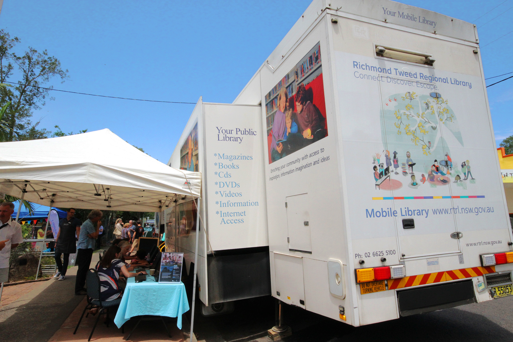 The Richmond Tweed Regional Library mobile library