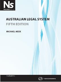 Cover for Australian legal system. 5th ed