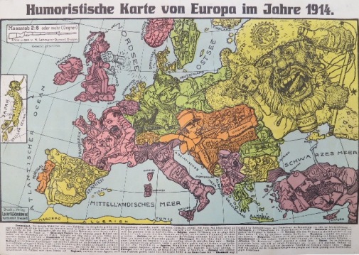 German Satirical Map
