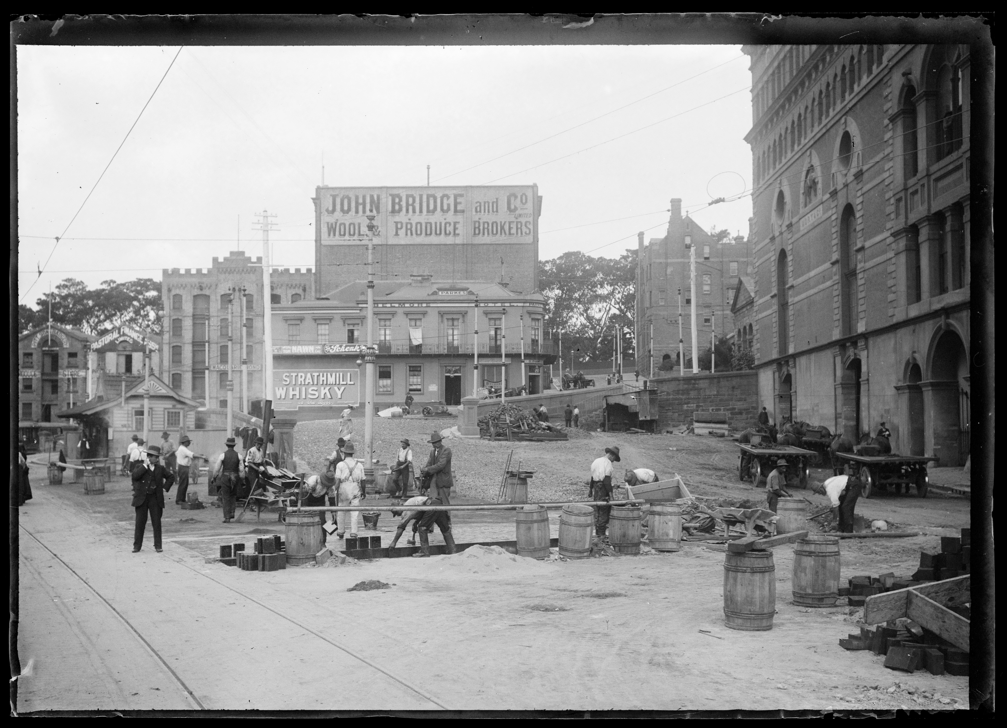 Box 24: Glass negatives including views of Sydney Harbour, Royal Botanic Gardens, and Circular Quay, Sydney, ca. 1890-1910.