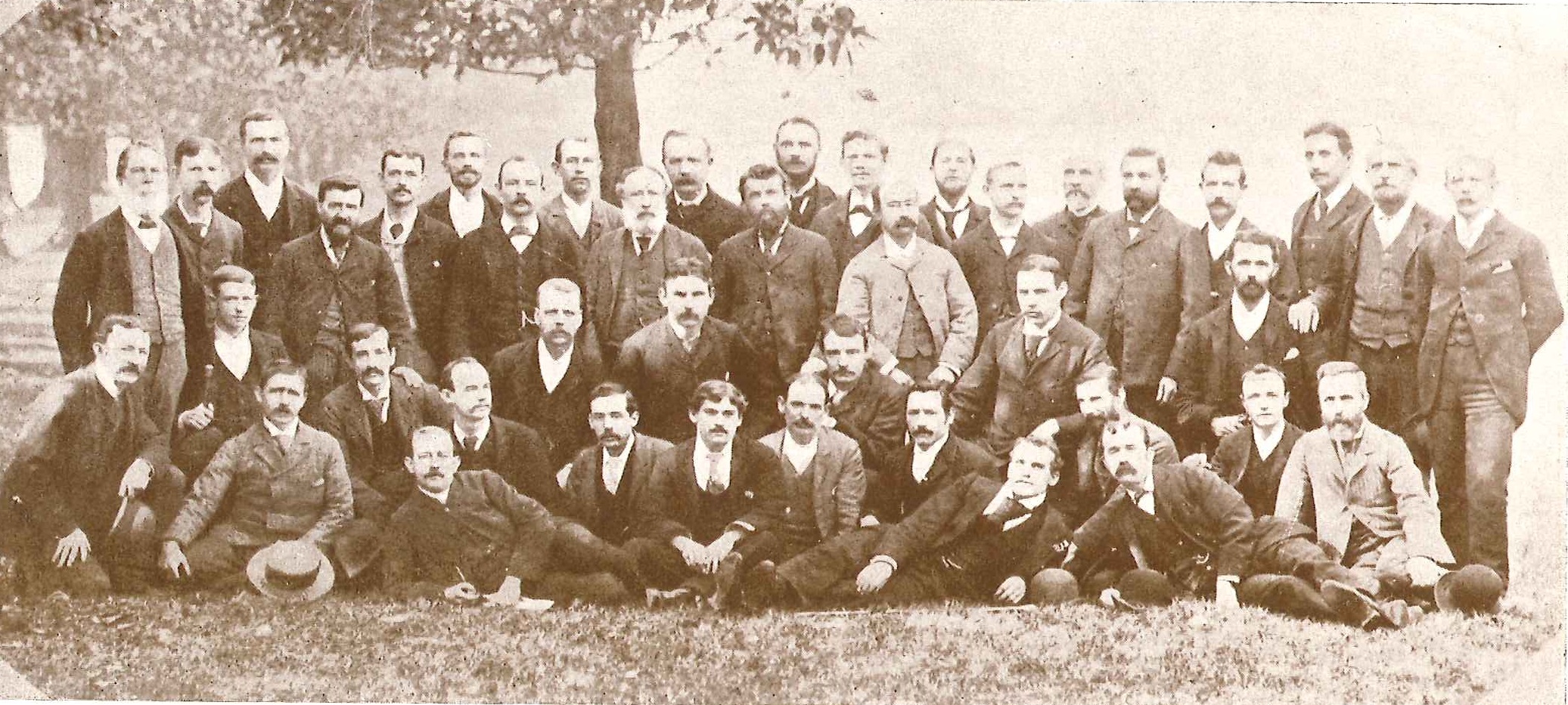 Staff of the Echo Companionship circa. 1890