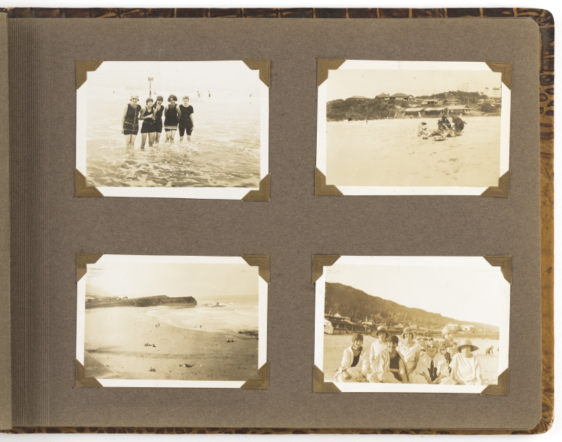 Album of photographs of women vacationing at Austinmer and Terrigal, New South Wales, ca. 1920-1930 - Page 9