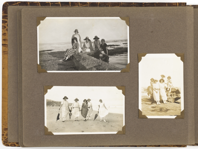 Album of photographs of women vacationing at Austinmer and Terrigal, New South Wales, ca. 1920-1930 - Page 12