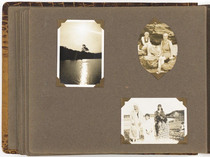 Album of photographs of women vacationing at Austinmer and Terrigal, New South Wales, ca. 1920-1930 - Page 26