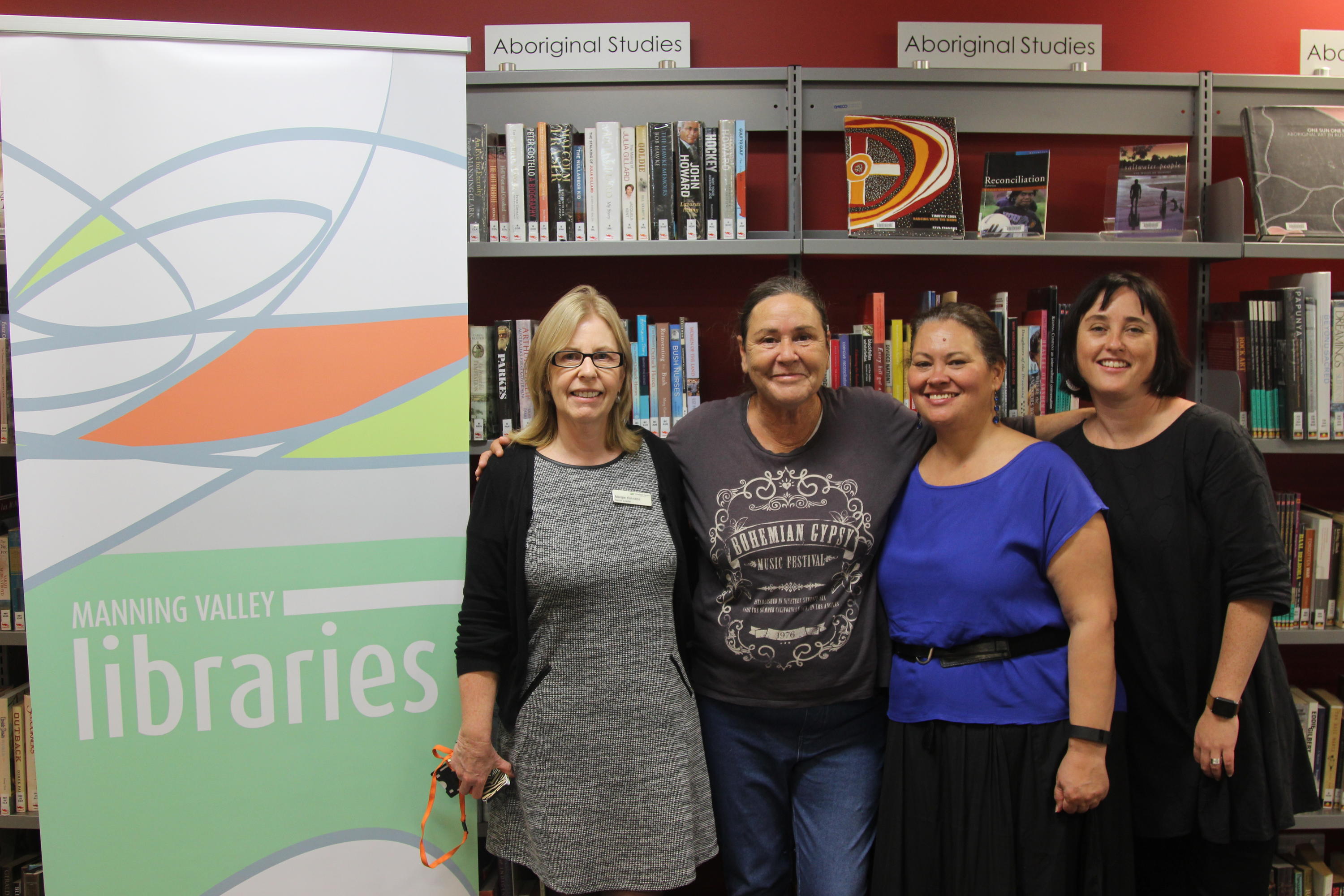 Indigenous Services team visit Manning Valley Library in Taree (NSW) for Aboriginal Family History workshops.