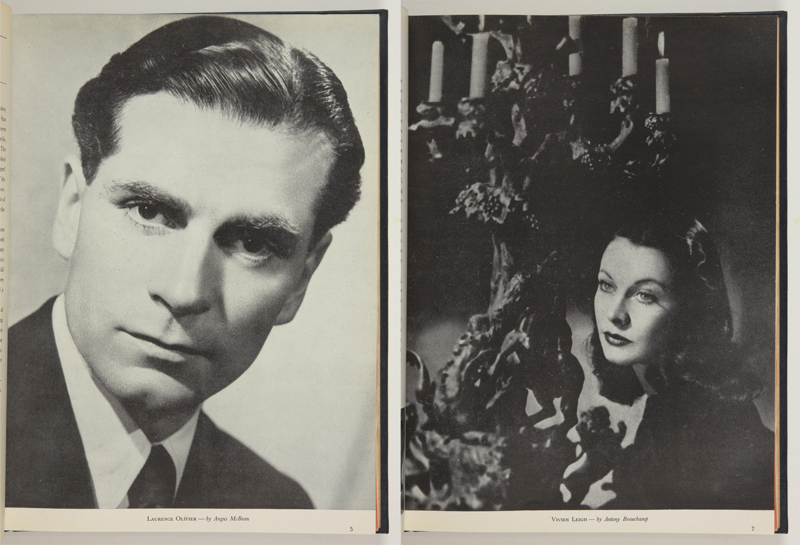 Laurence Olivier and Vivien Leigh in the Old Vic Theatre programme 1948