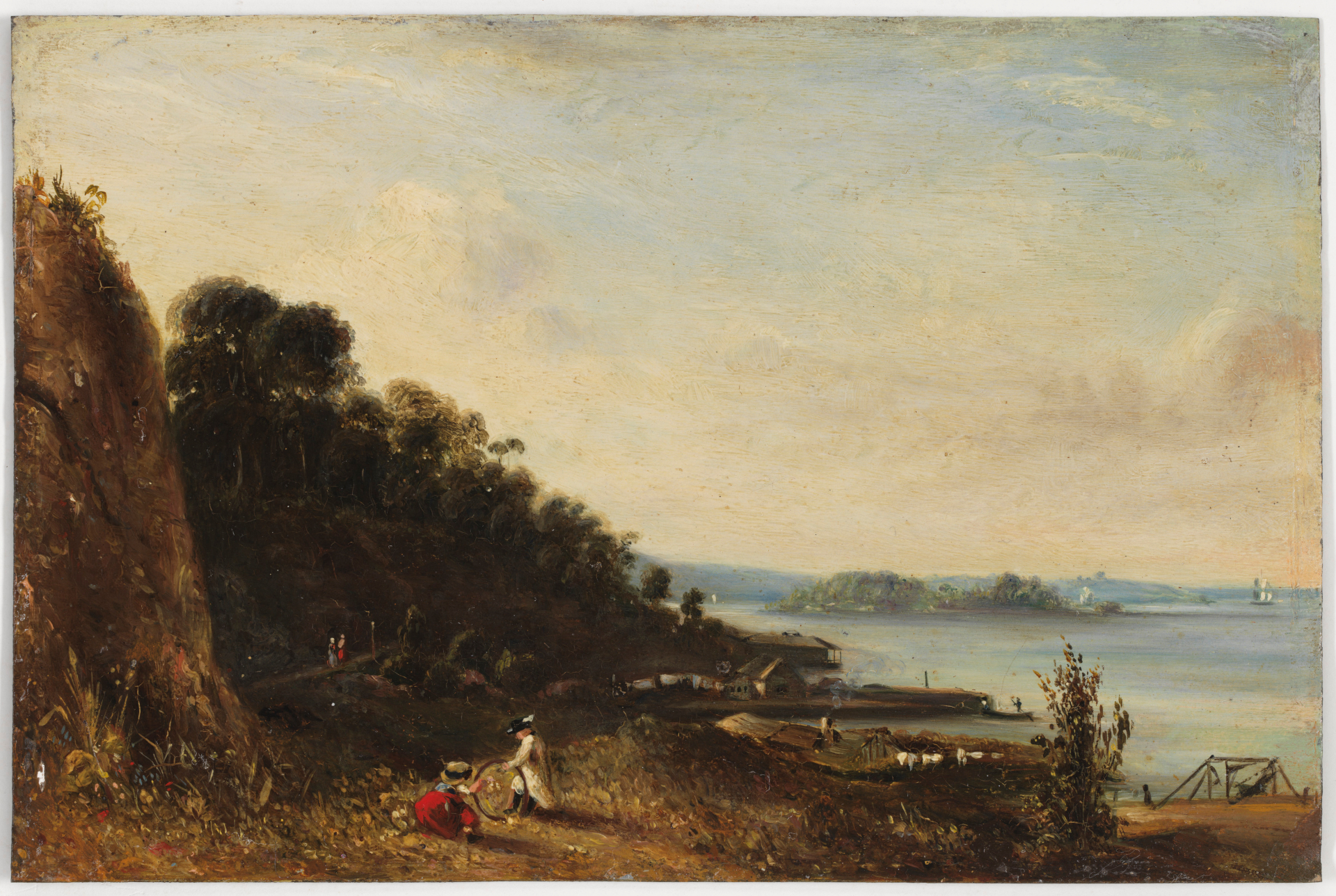 Garden Island from the Domain, 1841 / Maurice Felton 