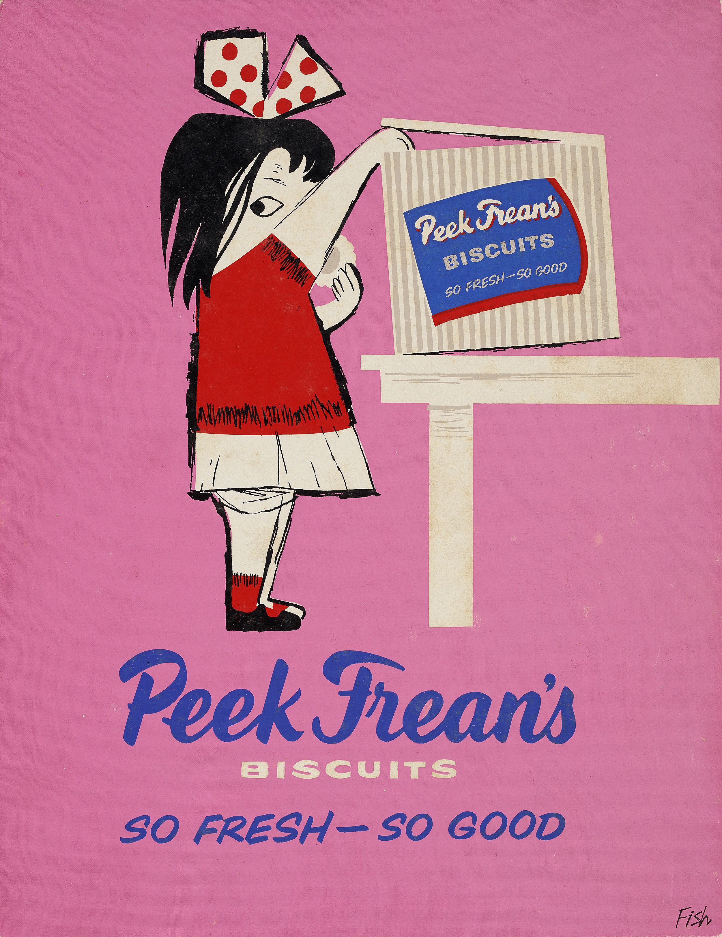 ‘Myrtle’, the little girl with her hand in the Peek Frean’s biscuit box