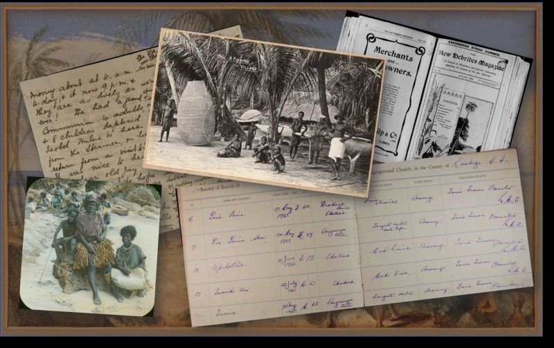 collage of images from The Pacific Manuscripts Bureau