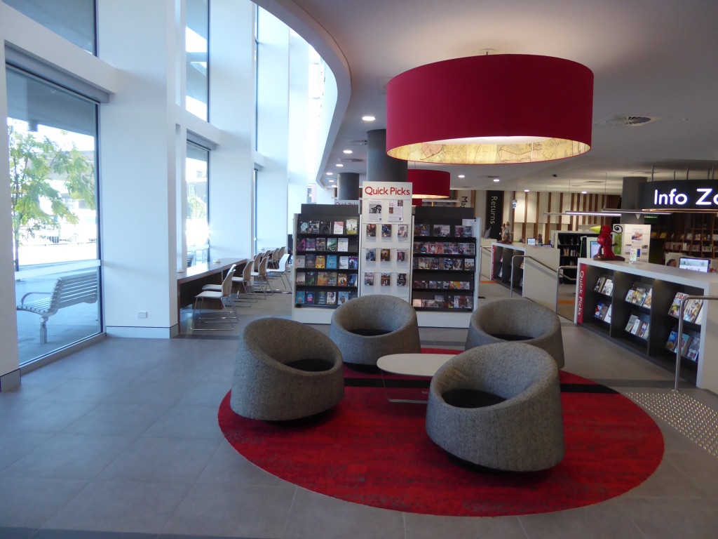 Seating at Rockdale Library