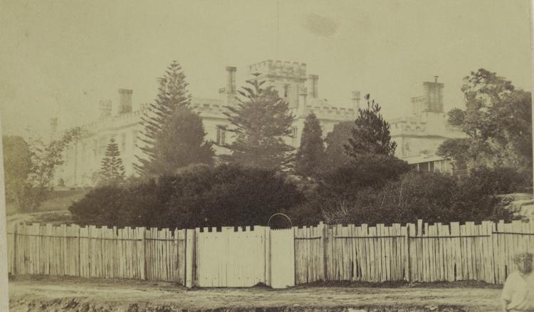 Government House, 1869, by Lieutenant-Colonel Trevor, State Library of New South Wales, PXA 974