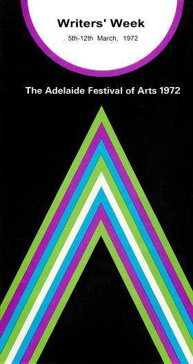 Cover of 1972 Adelaide Writers’ Week program