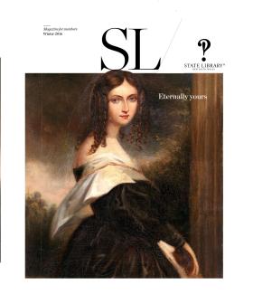State Library Magazine Winter 2016 edition cover