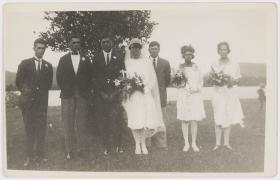 Ridgeway - Maher wedding party, Karuah AIM, December 1927. (Call number: PXA 773/Box 1, 2)
