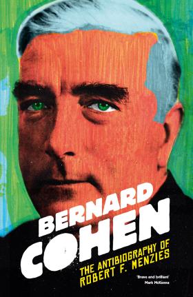 Book cover with drawing of Robert F Menzies