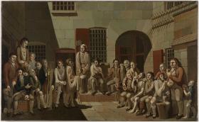 Item 1: The mock trial, 1812 / painted by Francis Greenway