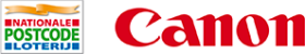 Canon Australia Red Written Logo and Nationale Postcode Loterij