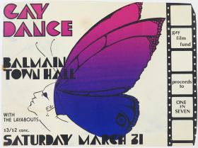 ‘Gay Dance’ poster, Sydney, 1979 © Gay Film Fund