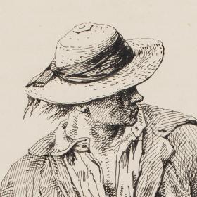 A man wearing a hat 